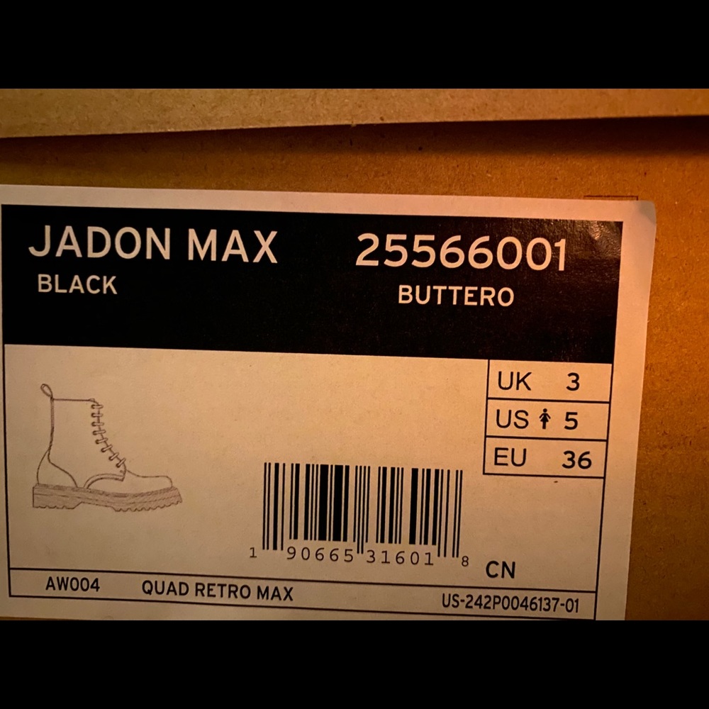 Dr Martens Jadon Max Buttero. UK 3, US W 5